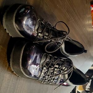 Demonia Scene-31 in Black Patent, US 11